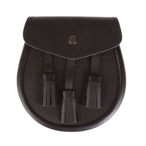 Pelo de caballo tradicional en relieve de cuero genuino escocés Kilt Sporrans rendimiento profesional personalizable a bajo precio - Product Image 1