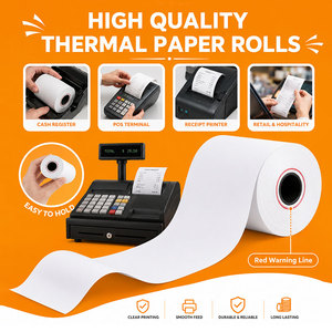 Rollo de papel térmico de 50 mm de ancho para tickets de estacionamiento, 50x110 mm, 50x20 mm, 50x72 mm - Product Image 4
