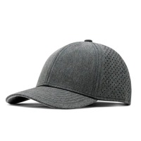 Gorra de Béisbol Deportiva Impermeable con Logotipo Personalizado, Unisex, para Golf, con Orificios Cortados con Láser, Visera Curva, 100% Perforada