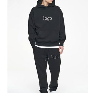 Logo personnalisé survêtements pour hommes ensemble de joggings lourds de haute qualité ensemble de survêtements baggy à la mode ensemble de joggings personnalisés - Product Image 3
