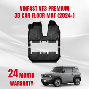 แผ่น2023 VF3 vinfast แผ่นปูพื้นรถแบบปรับแต่งได้กันน้ำกันลื่นดูแลรักษาง่ายอุปกรณ์ตกแต่งภายใน - Product Image 6