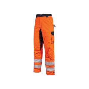 Pantalon U-POWER Subu Orange Fluo Tissu de travail imperméable et respirant - Product Image 1