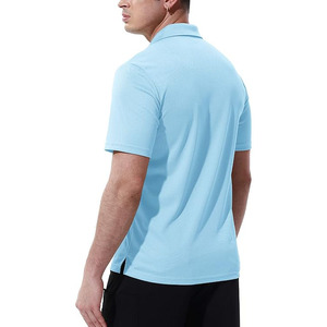 Polos pour hommes 100% polyester Vêtements de sport de qualité supérieure T-shirt polo de golf Chemise avec logo personnalisé pour hommes polos - Product Image 2