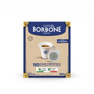 150 dosettes de café Borbone ESE compostables en papier, 44 mm, mélange Gold - 0,14 $/dosette - Product Image 2