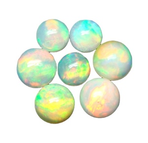 PDM Gems Opale d'Éthiopie Naturelle Taille Libre Forme Ronde Coupe Cabochon pour Fabrication de Bijoux Pierre Précieuse Naturelle Opale Directement du Fabricant - Product Image 1