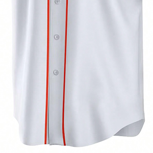 Camiseta Deportiva de Manga Corta Personalizada para Equipo de Béisbol, Transpirable, con Botones y Estampado por Sublimación - Product Image 3