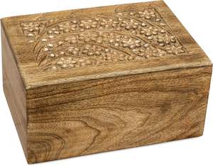 cremation <b>Wood</b> <b>Urns</b> <b>for</b> Human <b>Ashes</b> with decorative natural <b>wood</b> with custom design available - Product Image 1