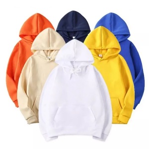 Sweat à capuche pour homme en molleton 100 % coton, couleur unie, manches longues, confortable, prix direct usine ODM - Product Image 4