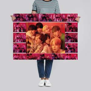 Modern for BTS <b>Poster</b> Selfie Made of Paper for Wall Decor - Product Image 4