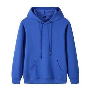 Sudaderas con capucha en blanco de algodón liso de gran tamaño interpersonalizado Jersey para hombre Unisex a granel Sudaderas con capucha y sudaderas para hombre de talla grande - Product Image 5