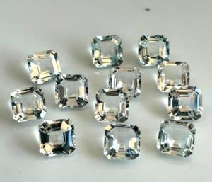 พลอยอัสเชอร์ธรรมชาติขนาด10มม. ตัดสีบุษราคัม AAA อัญมณีหลวมสำหรับทำเครื่องประดับ - Product Image 3