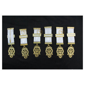 เครื่องเพชรพลอยหน้าอกเครื่องราชกกุธภัณฑ์มาโซนิกพร้อมที่ใส่กระเป๋า - Product Image 3