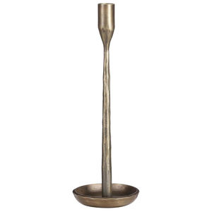 Bougeoir en métal design fait main bougeoir en métal de taille personnalisée en or pour Noël - Product Image 1