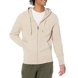 Sweat à capuche personnalisé unisexe 100% coton French Terry Factory Zip pour perles 3D broderie doublée hommes femmes hiver surdimensionné - Product Image 1