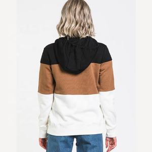 Sweat à capuche en coton-polaire pour femmes, sweat à capuche, décontractée, manches poche, kangourou, Sport, modèle court, coupe goutte - Product Image 2