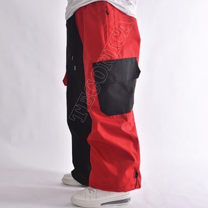 กางเกงสโนว์บอร์ดคลาสสิกกางเกงสโนว์บอร์ดไฮสตรีทคาร์โก้สกีทรงแบ็กกี้กางเกงทรงหลวมกันน้ำสำหรับใส่เล่นสกี - Product Image 3