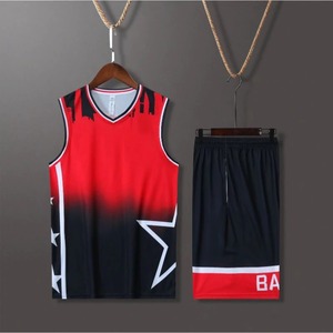 Baloncesto de doble cara usable hombres niños baloncesto Jerseys uniformes de dos pisos de secado rápido deporte niños baloncesto Jersey - Product Image 2