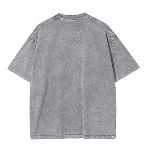 Wash Oversize T-shirt Acid Wash Oversize T-shirt Vintage Srtreetwear Blank - Product Image 2