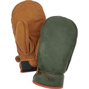 Meilleure qualité 2022 cuir de vachette hommes femmes sport chaud neige Ski mitaines et gants résistant aux intempéries cire Ski mitaines - Product Image 3