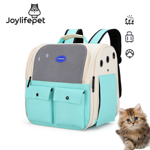 גדול אופנתי דפוס חתול תרמיל שטח כמוסת חיית מחמד נייד נושם חיית מחמד מוביל כלב יוצא ושקית חתול - Product Image 1