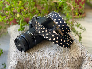 Dây Đeo Máy Ảnh Bán Chạy Dây Đeo Máy Ảnh Bằng Da Lông Thú In Chấm Bi Cổ Điển Điều Chỉnh Được Dây Đeo Vai Cho Cả Nam Và Nữ - Product Image 5
