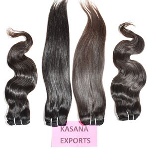 Machine double trame vague profonde vente en gros 100% faisceaux de cheveux humains bruts vietnamiens corps droit naturel noir trame cheveux humains - Product Image 2