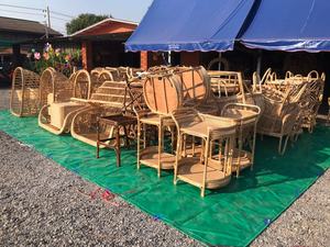 Sillas de mimbre hechas a mano, productos para sala de estar, juegos de mesa de café, muebles 2024, venta al por mayor barata, mimbre de bambú para decoración del hogar - Product Image 6