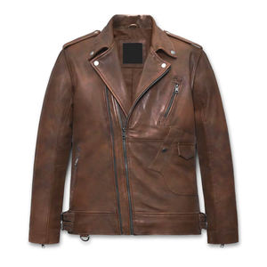 Chaquetas de Cuero Genuino de Moda de Lujo Personalizadas para Hombre, Chaqueta de Cuero Impermeable de Invierno para Hombre, Estilo Nuevo, Chaqueta de Cuero Elegante - Product Image 1