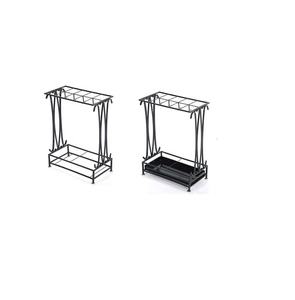 2025 support de parapluie en métal de haute qualité écologique élégant support de stockage d'usine noir élégant porte-parapluie tendance - Product Image 3