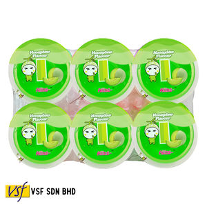 Gelées de fruits Aiiing 110g x 6 gobelets x 16 paquets - Nata De Coco Melon d'eau - Product Image 1