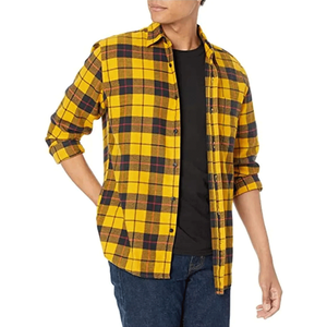 New Design Solid <b>Flannel</b> Casual <b>Shirt</b> Custom Logo Long Sleeved Heavy Weight Knitted Breathable Quick Dry Available Wholesale - Product Image 1
