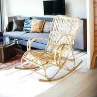Prix de gros Bambou Cane Chaise à Bascule Fauteuil à Bascule Bambou Chaise à Bascule pour Salon