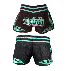 DRIMTIN Shorts de sport MMA/Boxe en gros pour adultes 100% polyester Séchage rapide Logo personnalisé Positions Vêtements d'arts martiaux - Product Image 1
