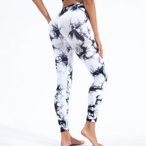 Nouveauté femmes cravate teinture Legging Style personnalisé doux arrivée Sublimation Excellence qualité taille élastique femmes Yoga Leggings - Product Image 3