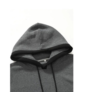 Sweat à capuche unisexe surdimensionné en coton épais pour la mode d'hiver 2026 - Product Image 2