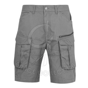 High Waist Knitted Canvas Solid Pattern <b>Shorts</b> For Custom Patches Casual Style <b>Knee</b> <b>Length</b> Cargo <b>Short's</b> - Product Image 2