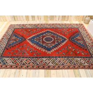 Tapis turc 7,2 x 10,9 pieds, tapis vintage surdimensionné, tapis persan rouge - Product Image 2