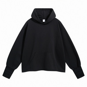 เสื้อผ้าผู้ชายคุณภาพสูง 450gsm ทรงโอเวอร์ไซส์ ปักลาย ผ้าฝ้าย สำหรับฤดูหนาว เป็นมิตรกับสิ่งแวดล้อม สไตล์สตรีทแวร์ วินเทจ ล้างสีแบบแอซิด ขอบดิบ ตัดเย็บตามสั่ง - Product Image 4