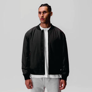 Bajo MOQ ropa casual al por mayor tendencia personalizada deporte bombardero Letterman chaqueta para hombre Abrigos de invierno chaquetas - Product Image 2