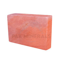 Briques de sel de roche de l'Himalaya polies de haute qualité pour salles de sel, grottes, spas, cuisson, barbecue – Couleurs rouge, rose, orange – Origine Pakistan