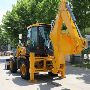 Hydraulic <b>Excavator</b> Loader 4*4 Integrated Machine <b>Wheel</b> Mini Backhoe Loader - Product Image 4