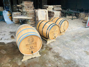 Barril de Whisky de Madera Totalmente Nuevo, Barril de Vino de Madera de Roble, Barril de Madera Vintage, Baños de Hielo, Tamaños 200L 300L 500L, Precio Económico - Product Image 6
