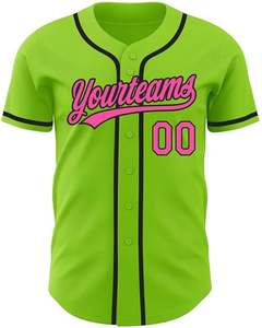 Jersey de béisbol en blanco barato al por mayor jersey de softball bordado personalizado transpirable - Product Image 6