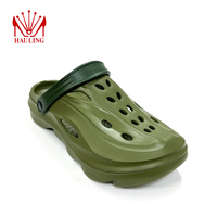 Nuevas Sandalias Unisex con Punta Cerrada, Plataforma de EVA, Impermeables, Estampadas, Antideslizantes, Chanclas de Playa, Precio de Fábrica