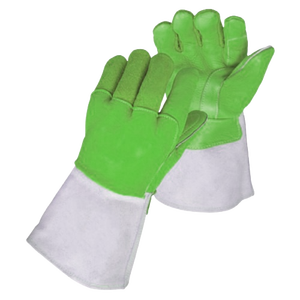 Vêtements de travail d'hiver haute visibilité Gants en cuir de vachette renforcé à grain de vache Sécurité à l'abrasion pour le soudage TIG Heavy Duty - Product Image 2