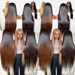 Peluca ondulada recta de color personalizado para mujer Paquetes de cabello humano virgen vietnamita, extensiones de cabello Envío mundial - Product Image 4
