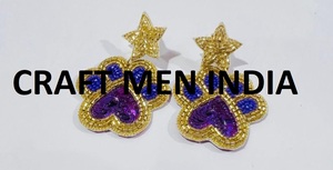 2025 Latest Trendy Handmade <b>Stud</b> <b>Earrings</b> for Girls Pearl Main Stone Glass Bead for Parties and Evenings - Product Image 2