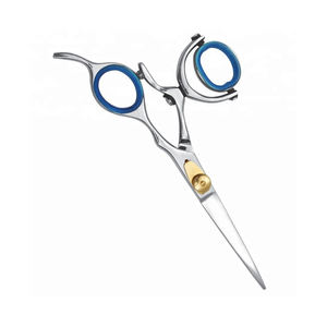 Professionnel 6 pouces japonais en acier inoxydable pivotant pouce cheveux pansement ciseaux rasoir bord miroir finition pointu outil de beauté - Product Image 6