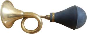 Vendedor caliente Vintage Taxi Horn Loud Sound Brass Bugle con trompeta de bombilla de goma y bisagra para automóviles Barcos Otras aplicaciones - Product Image 4