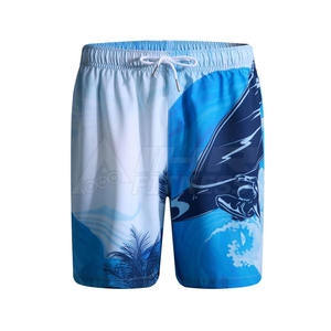 Meilleur short en coton taille moyenne sur mesure pour hommes, taille élastique, léger, taille 6XL, en toile à motif solide et sublimation - Product Image 1